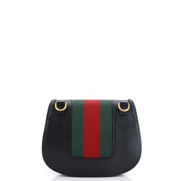 Gucci Totem Shoulder Bag Leather Small Black - Picture 3 of 8